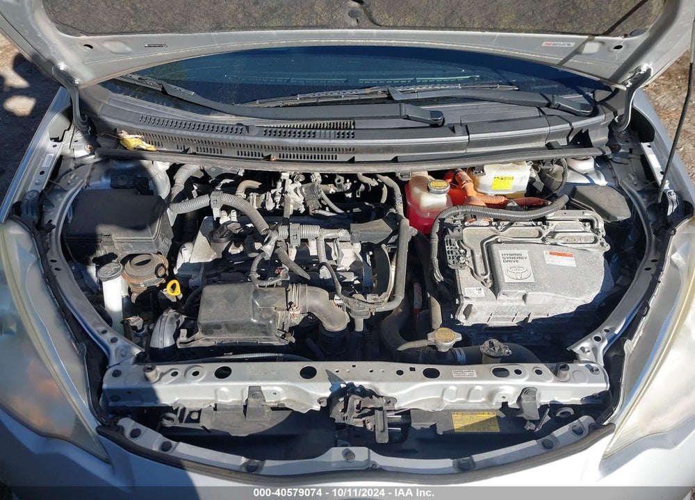 2012 TOYOTA PRIUS C TWO VIN: JTDKDTB34C1018702