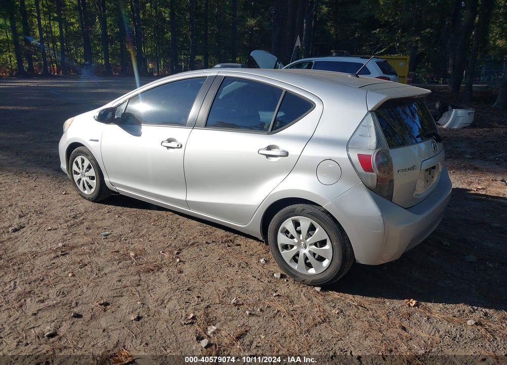 2012 TOYOTA PRIUS C TWO VIN: JTDKDTB34C1018702
