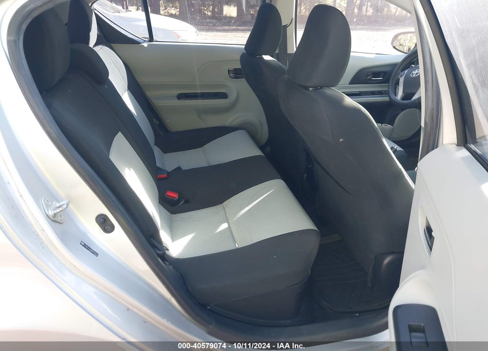 2012 TOYOTA PRIUS C TWO VIN: JTDKDTB34C1018702