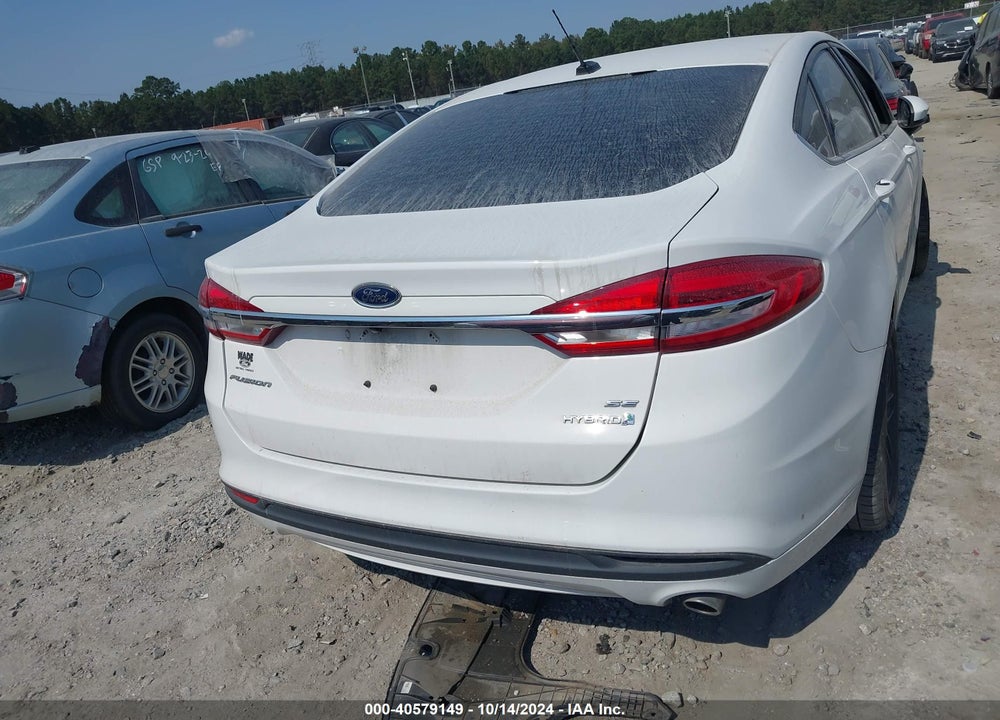 2017 FORD FUSION HYBRID SE VIN: 3FA6P0LU1HR357662