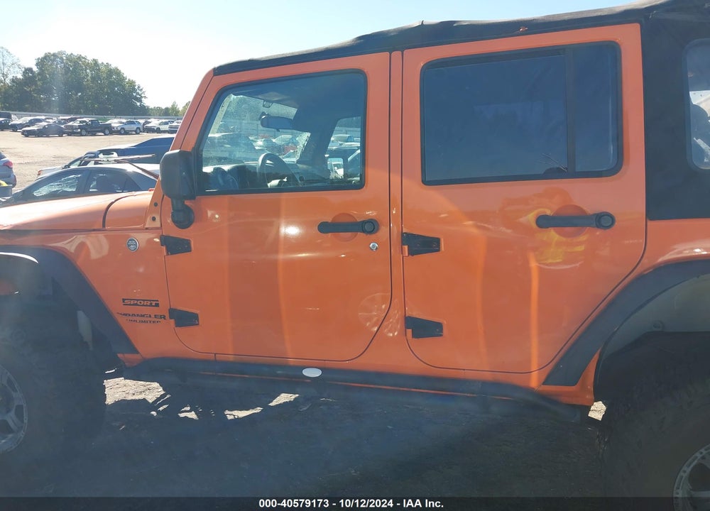 2012 JEEP WRANGLER UNLIMITED SPORT VIN: 1C4BJWDGXCL206333