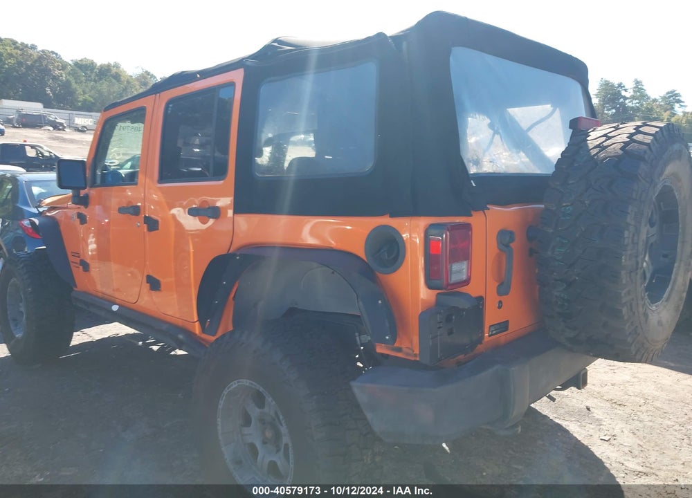 2012 JEEP WRANGLER UNLIMITED SPORT VIN: 1C4BJWDGXCL206333
