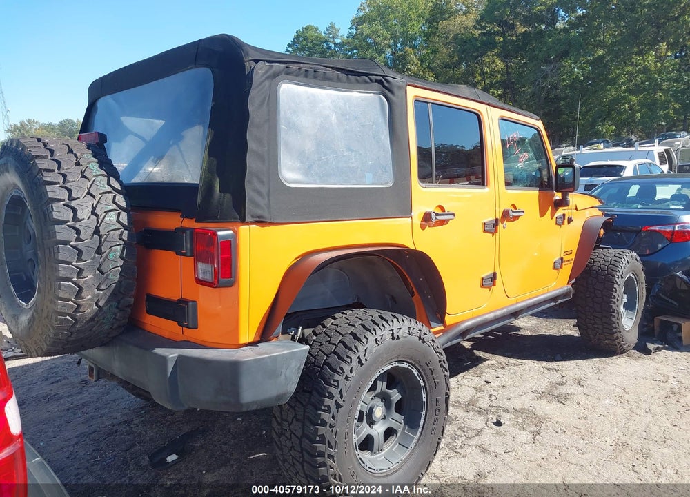 2012 JEEP WRANGLER UNLIMITED SPORT VIN: 1C4BJWDGXCL206333