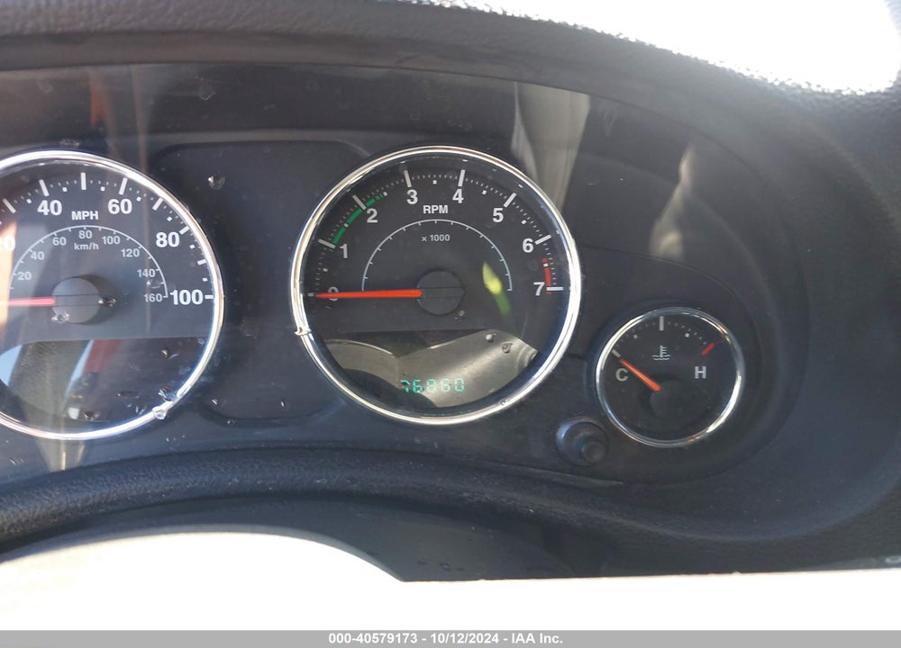 2012 JEEP WRANGLER UNLIMITED SPORT VIN: 1C4BJWDGXCL206333