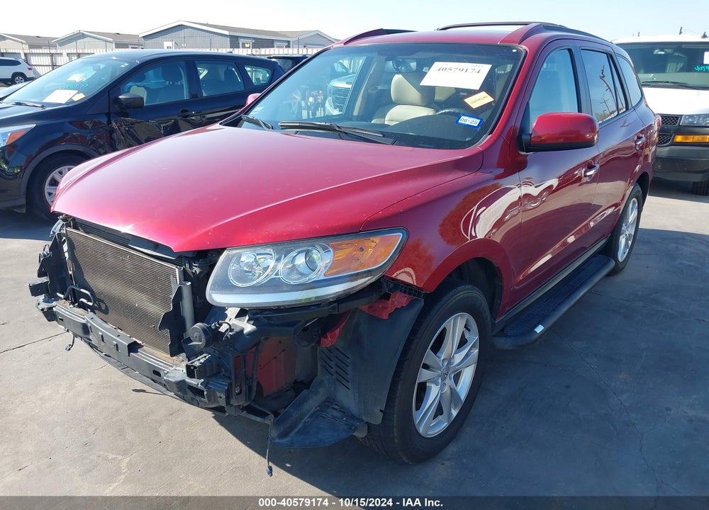 2012 HYUNDAI SANTA FE LIMITED V6 VIN: 5XYZKDAG7CG117660