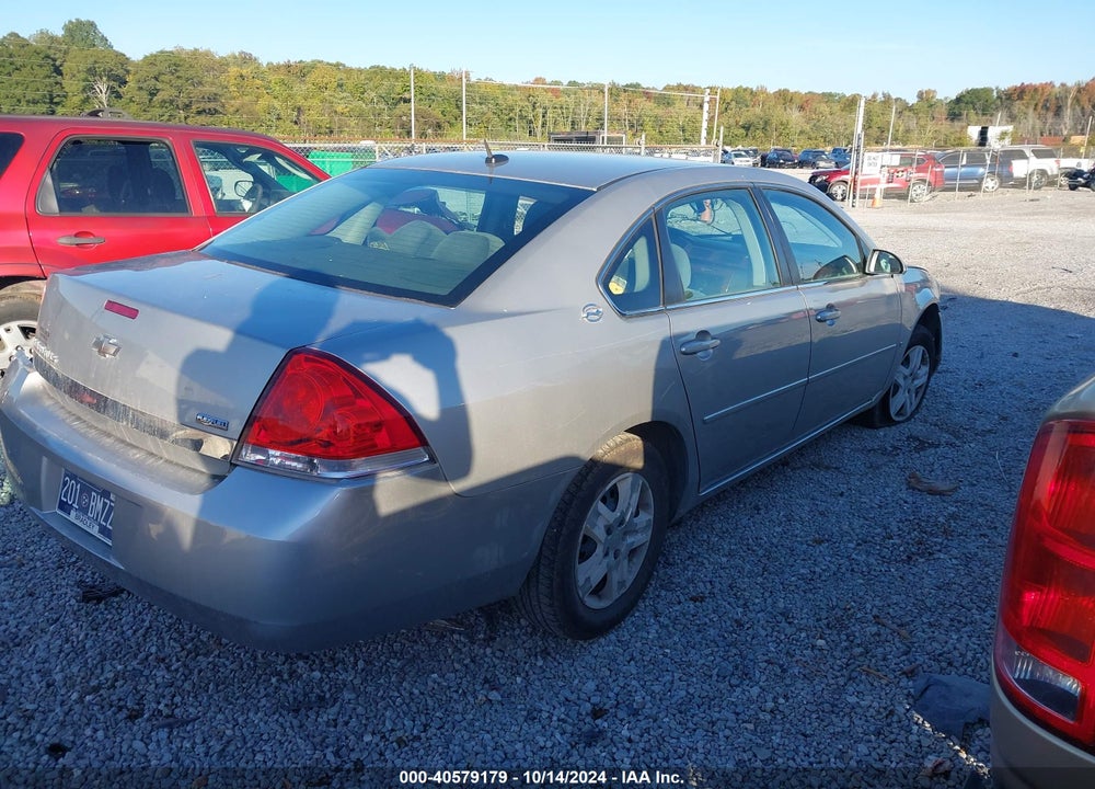 2007 CHEVROLET IMPALA LS VIN: 2G1WB58K079414640