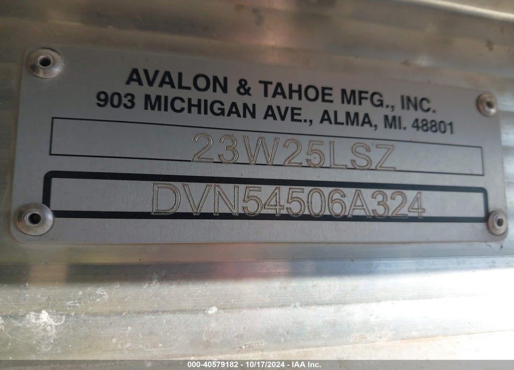 2024 AVALON OTHER VIN: DVN54506A324