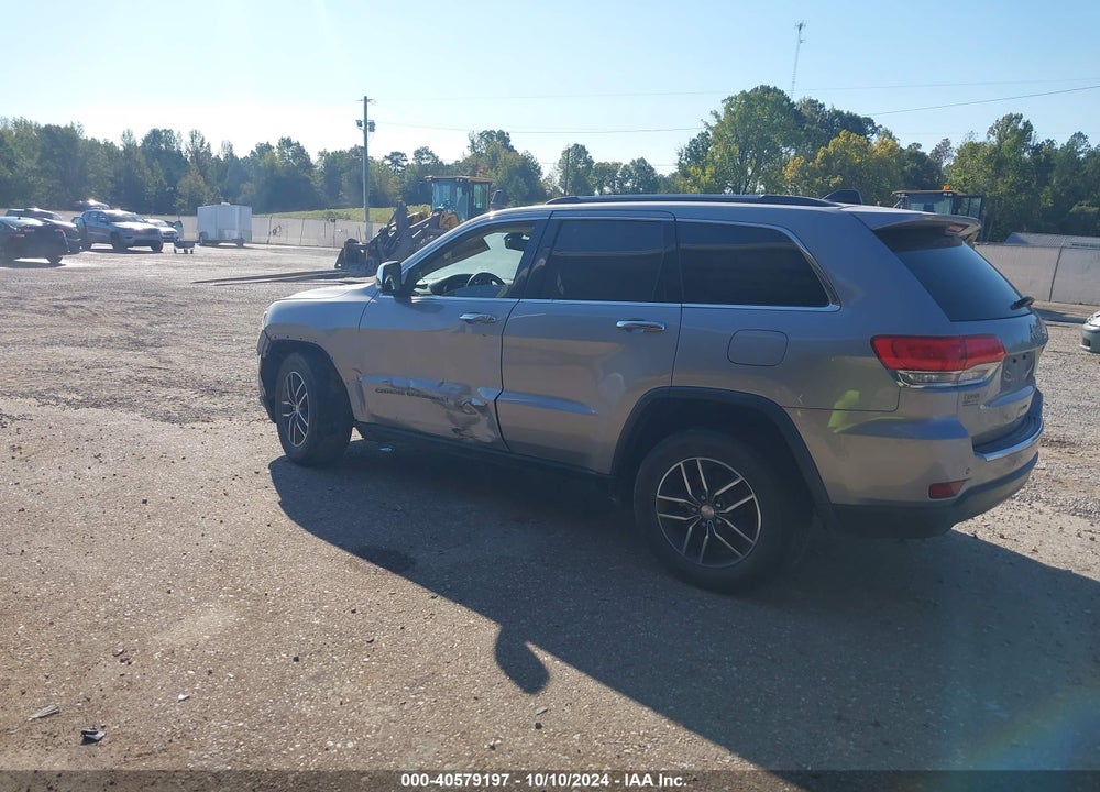 2017 JEEP GRAND CHEROKEE LIMITED 4X2 VIN: 1C4RJEBG0HC887878