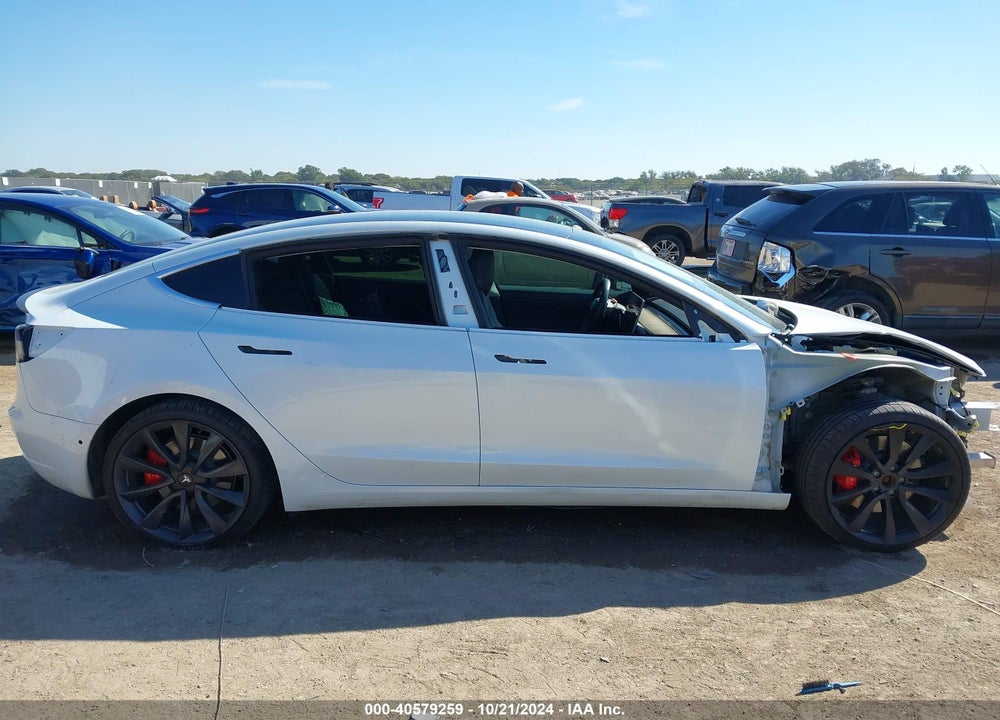 2020 TESLA MODEL 3 PERFORMANCE DUAL MOTOR ALL-WHEEL DRIVE VIN: 5YJ3E1EC6LF623992