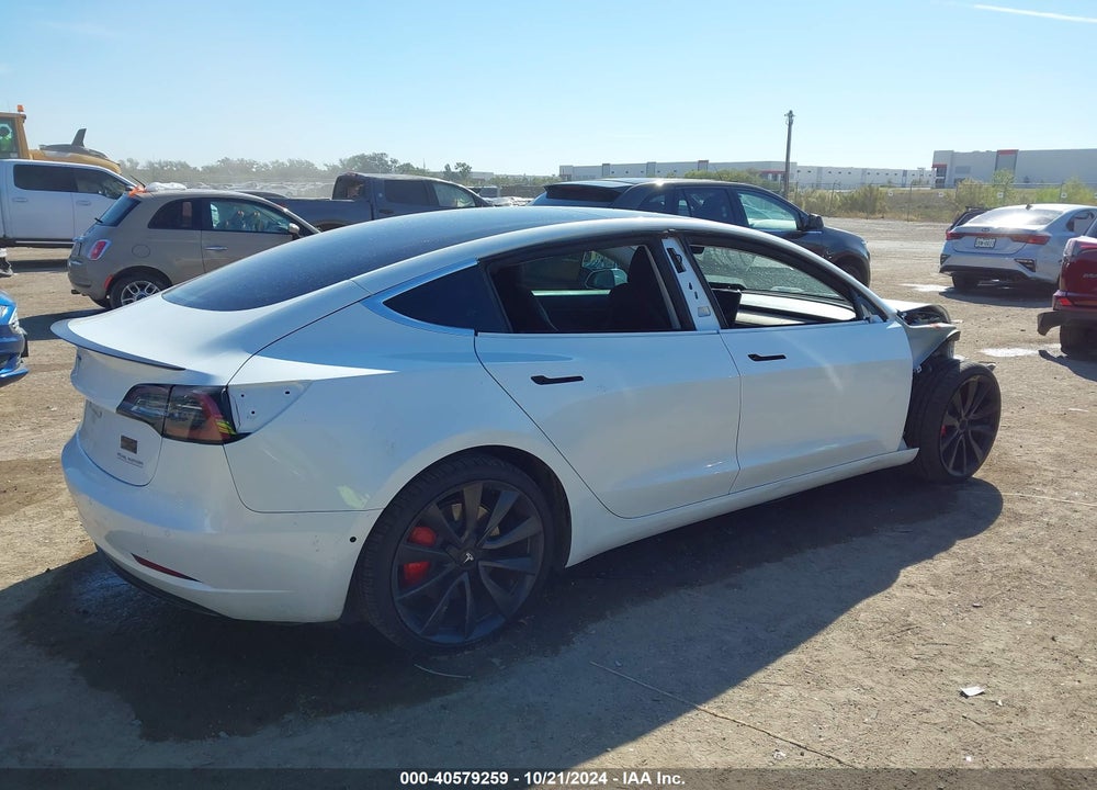 2020 TESLA MODEL 3 PERFORMANCE DUAL MOTOR ALL-WHEEL DRIVE VIN: 5YJ3E1EC6LF623992