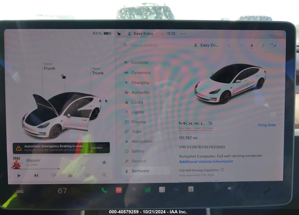 2020 TESLA MODEL 3 PERFORMANCE DUAL MOTOR ALL-WHEEL DRIVE VIN: 5YJ3E1EC6LF623992