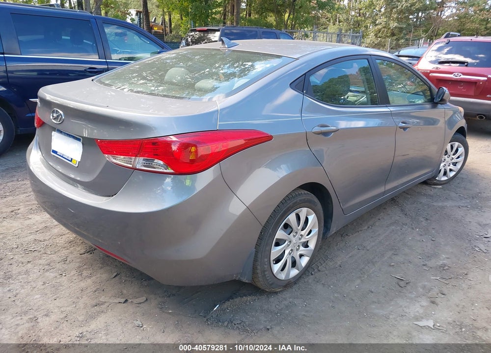 2012 HYUNDAI ELANTRA GLS VIN: 5NPDH4AE9CH096200