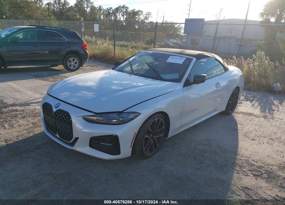 2022 BMW 430I VIN: WBA23AT05NCK80339