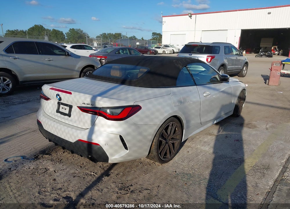 2022 BMW 430I VIN: WBA23AT05NCK80339