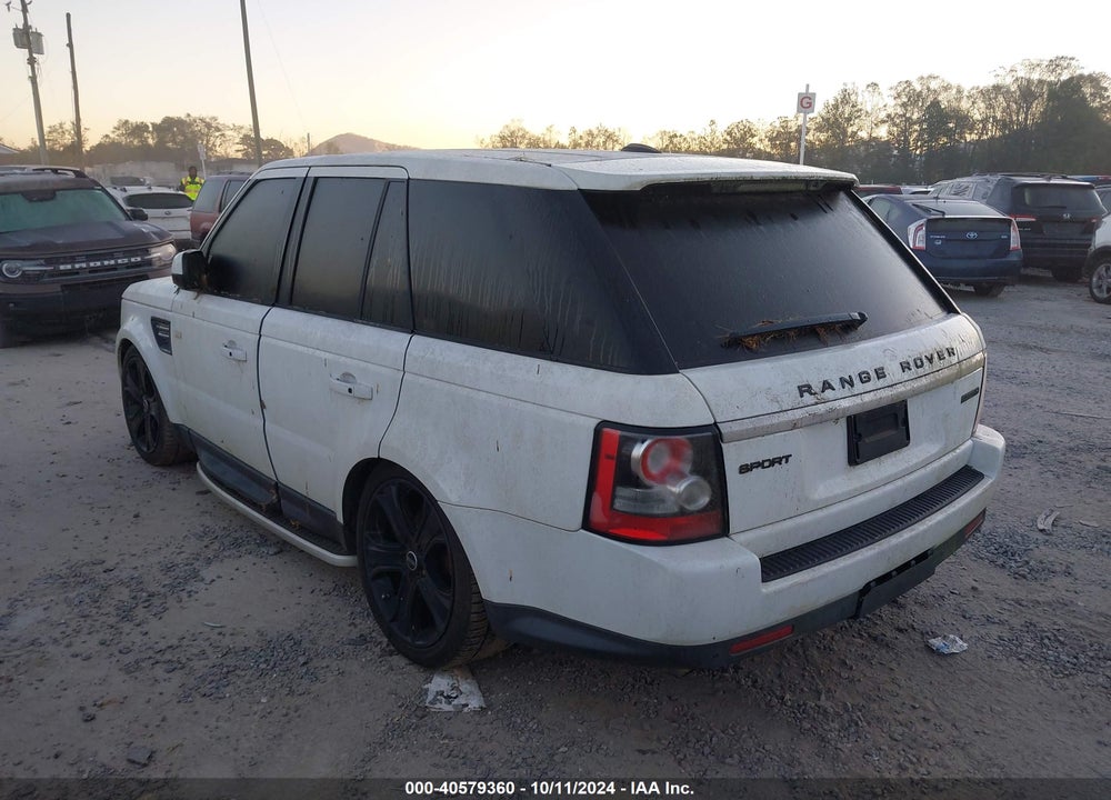 2012 LAND ROVER RANGE ROVER SPORT HSE VIN: SALSK2D43CA739513