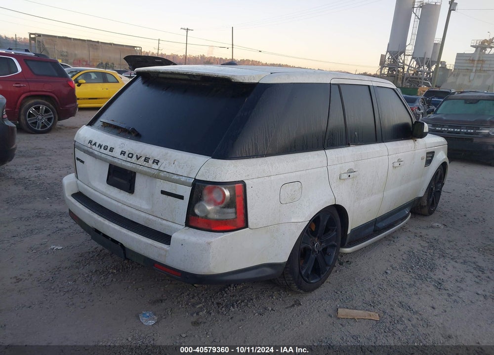 2012 LAND ROVER RANGE ROVER SPORT HSE VIN: SALSK2D43CA739513