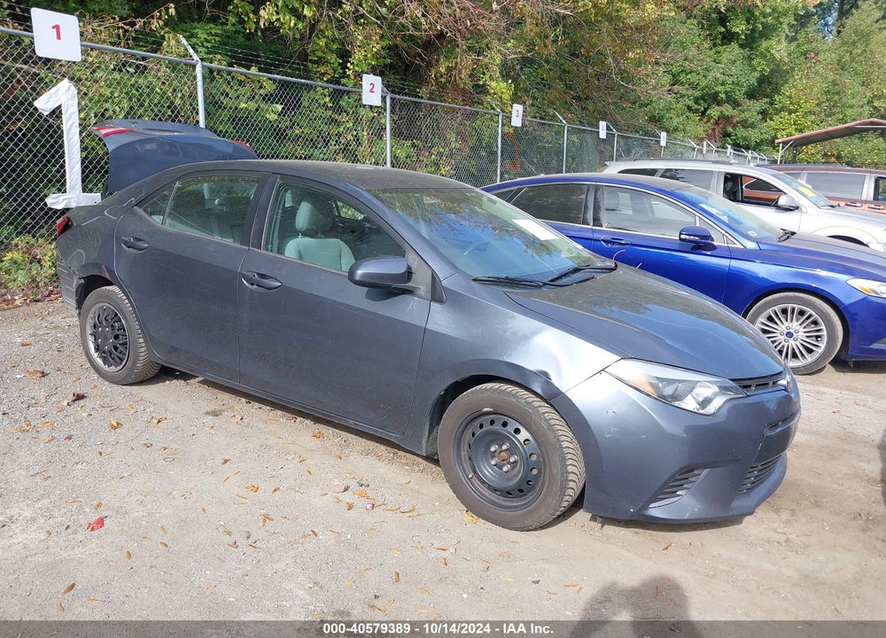 2016 TOYOTA COROLLA LE VIN: 2T1BURHE1GC592087