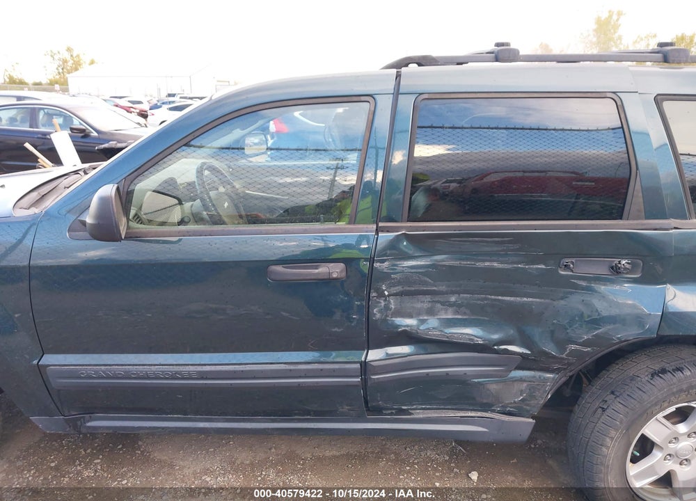 2005 JEEP GRAND CHEROKEE LAREDO VIN: 1J4GR48K05C653431