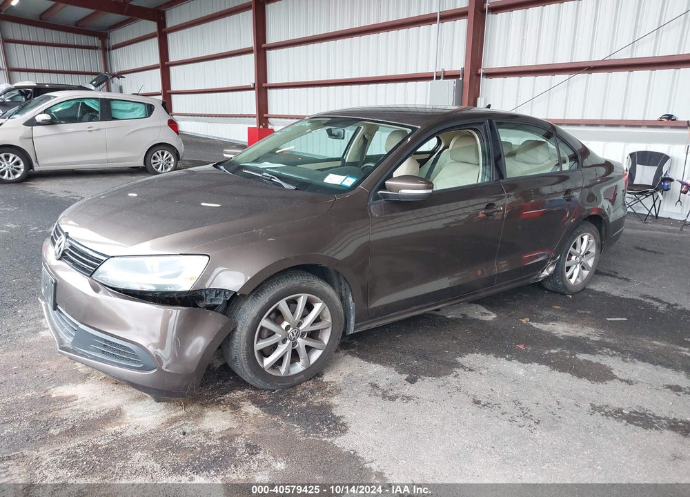 2012 VOLKSWAGEN JETTA 2.5L SE VIN: 3VWDP7AJXCM008649
