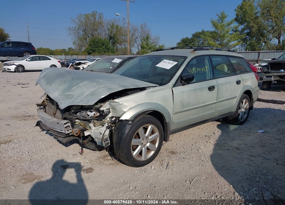 2007 SUBARU OUTBACK 2.5I VIN: 4S4BP61C777321417