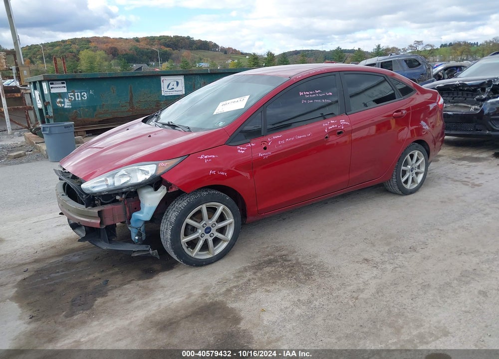 2016 FORD FIESTA SE VIN: 3FADP4BJXGM119360