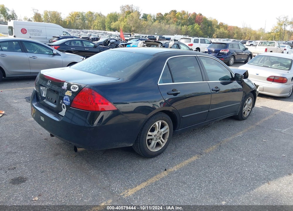 2007 HONDA ACCORD 2.4 SE VIN: 1HGCM56327A188932