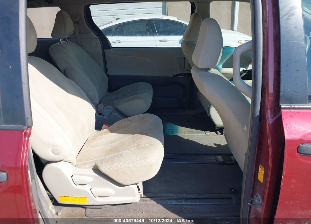 2013 TOYOTA SIENNA L V6 7 PASSENGER VIN: 5TDZK3DC2DS348621