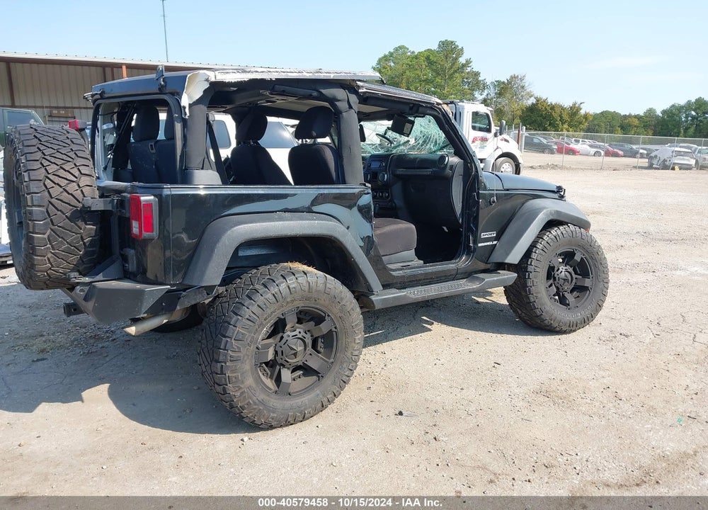 2014 JEEP WRANGLER SPORT VIN: 1C4AJWAG9EL150520