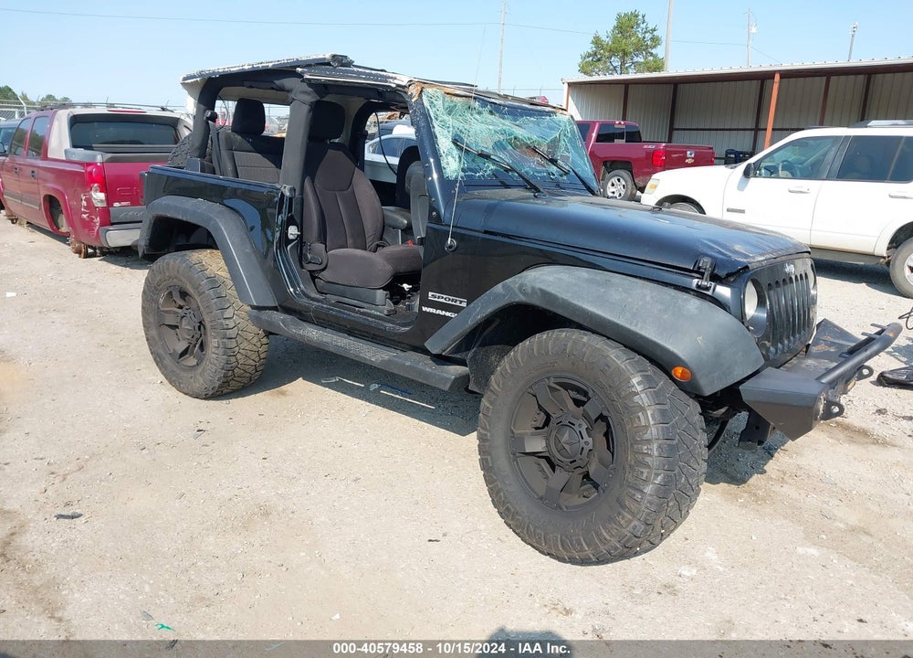 2014 JEEP WRANGLER SPORT VIN: 1C4AJWAG9EL150520