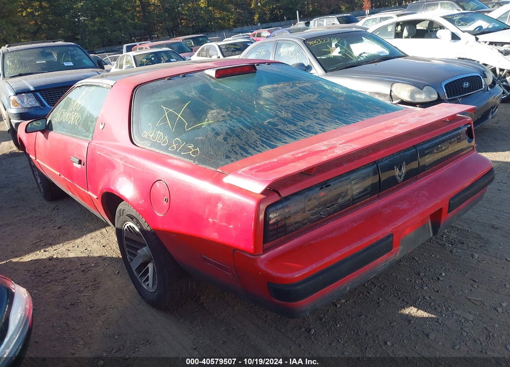1986 PONTIAC FIREBIRD SE VIN: 1G2FX87S8GN224887