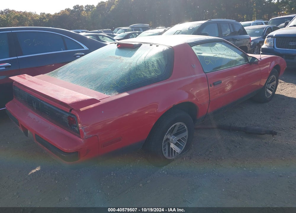 1986 PONTIAC FIREBIRD SE VIN: 1G2FX87S8GN224887