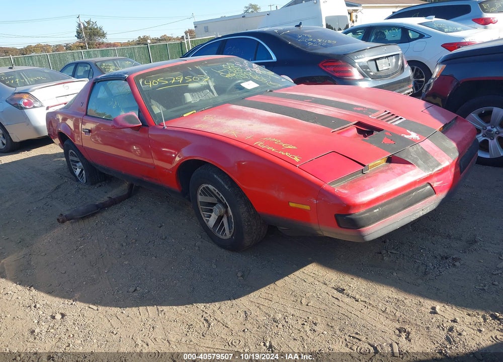 1986 PONTIAC FIREBIRD SE VIN: 1G2FX87S8GN224887