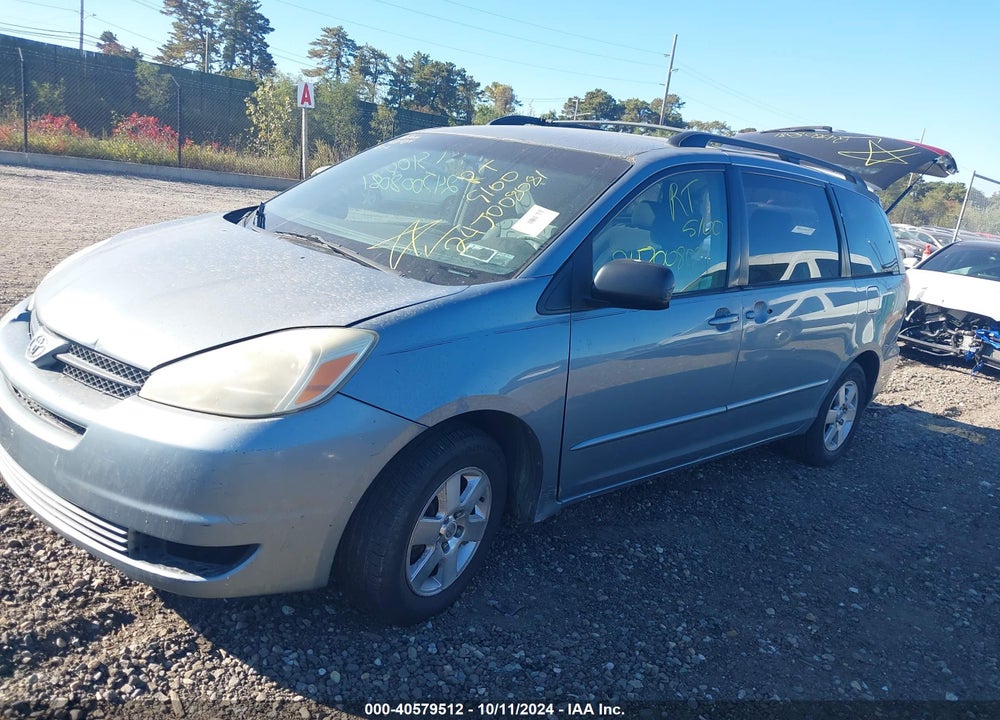 2004 TOYOTA SIENNA LE VIN: 5TDZA23C44S140786