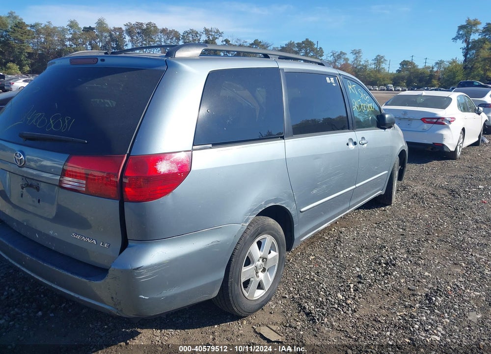 2004 TOYOTA SIENNA LE VIN: 5TDZA23C44S140786