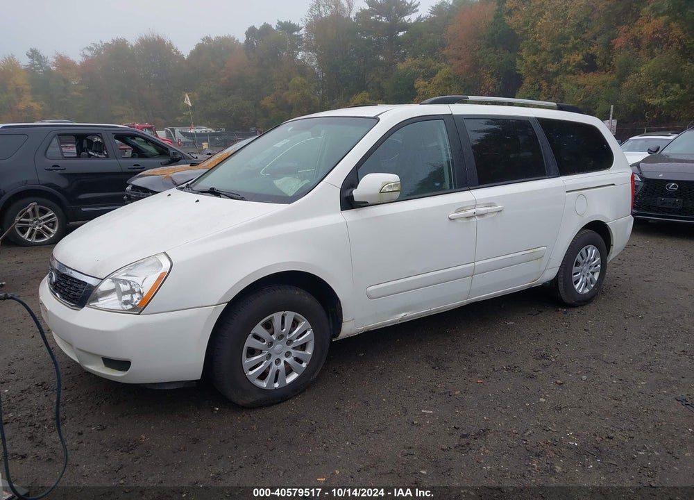 2012 KIA SEDONA LX VIN: KNDMG4C79C6497404