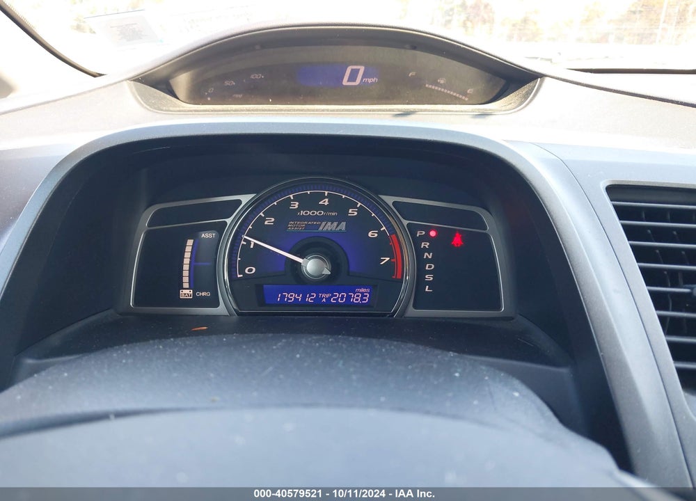 2009 HONDA CIVIC HYBRID VIN: JHMFA36209S011694