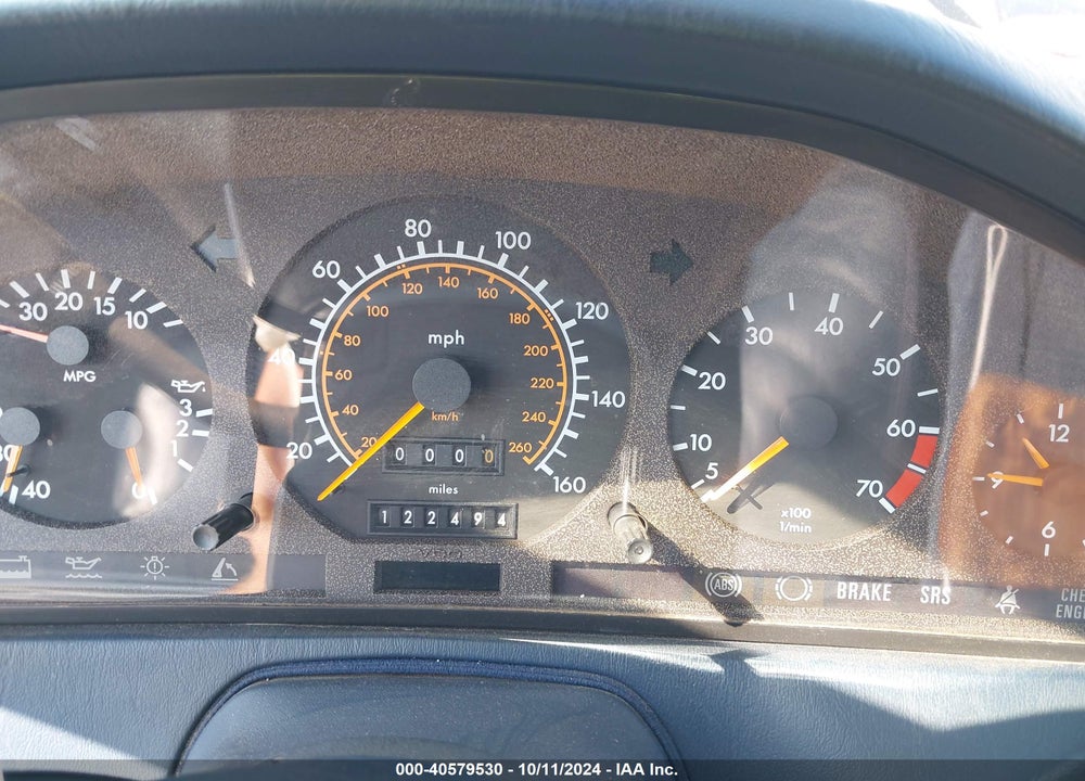 1991 MERCEDES-BENZ 500 SL VIN: WDBFA66E1MF015721