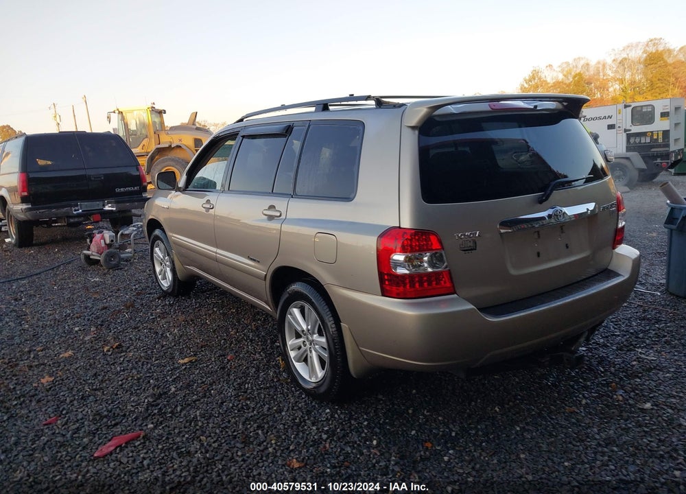 2006 TOYOTA HIGHLANDER HYBRID LIMITED V6 VIN: JTEDW21A560015732
