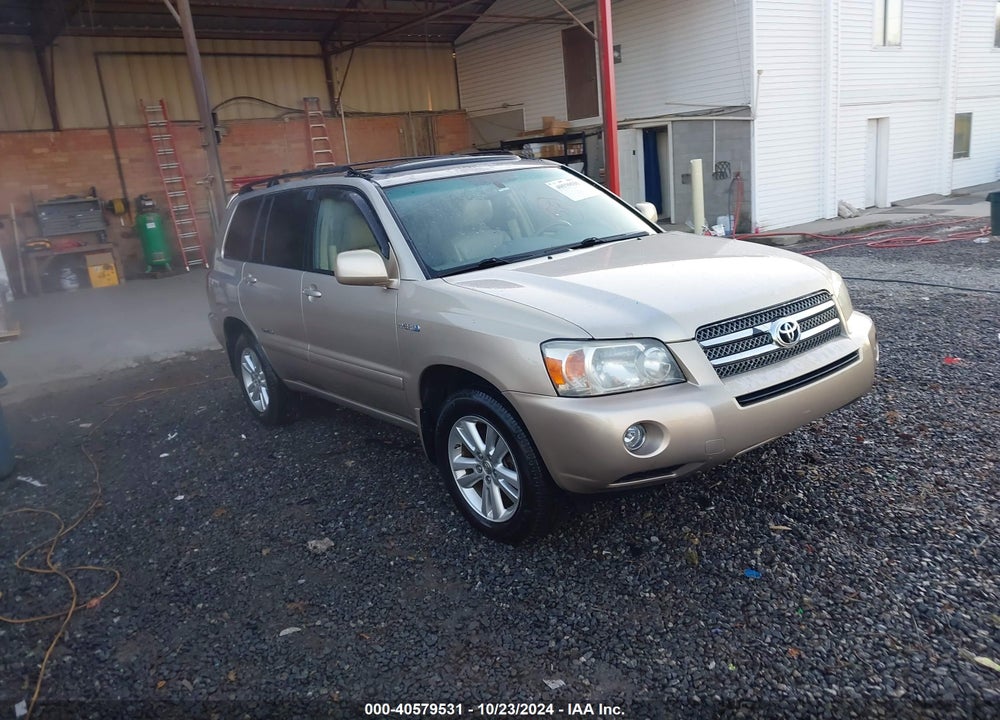 2006 TOYOTA HIGHLANDER HYBRID LIMITED V6 VIN: JTEDW21A560015732