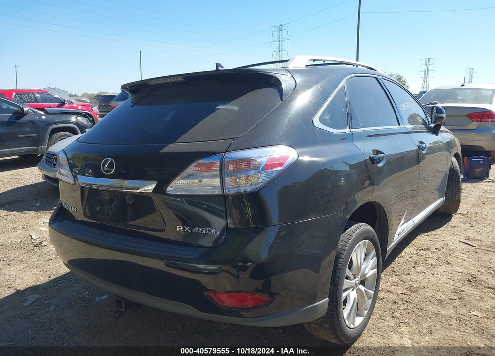 2010 LEXUS RX 450H VIN: JTJBC1BA5A2408850