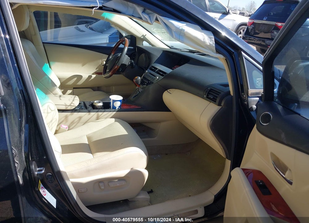 2010 LEXUS RX 450H VIN: JTJBC1BA5A2408850