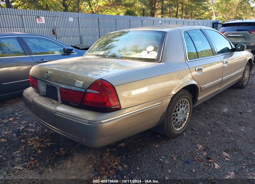 2001 MERCURY GRAND MARQUIS GS VIN: 2MEFM74W91X678477