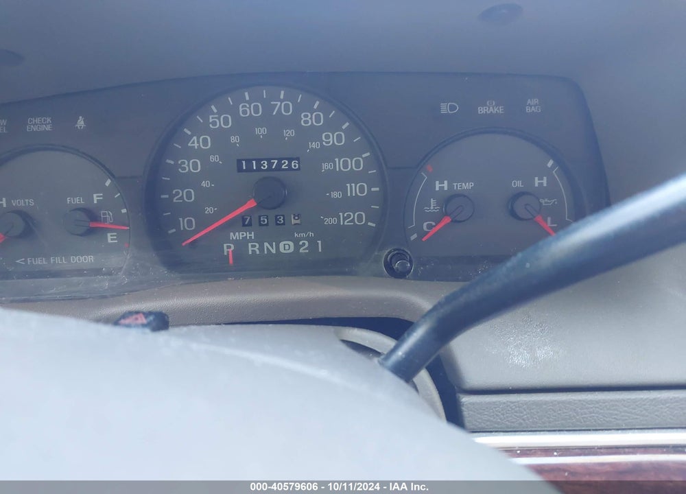 2001 MERCURY GRAND MARQUIS GS VIN: 2MEFM74W91X678477