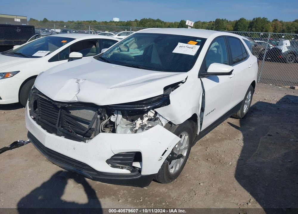 2022 CHEVROLET EQUINOX FWD LT VIN: 3GNAXKEV2NL104121