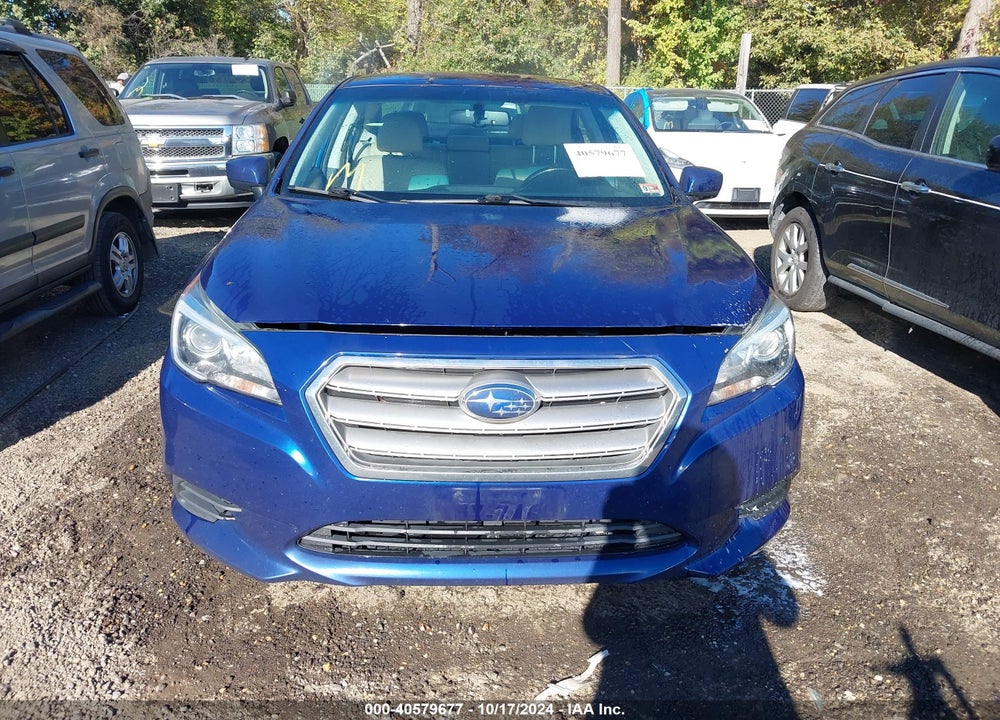 2016 SUBARU LEGACY 2.5I PREMIUM VIN: 4S3BNAC66G3037725