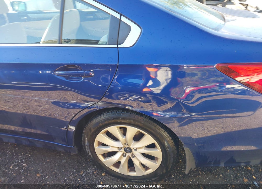 2016 SUBARU LEGACY 2.5I PREMIUM VIN: 4S3BNAC66G3037725