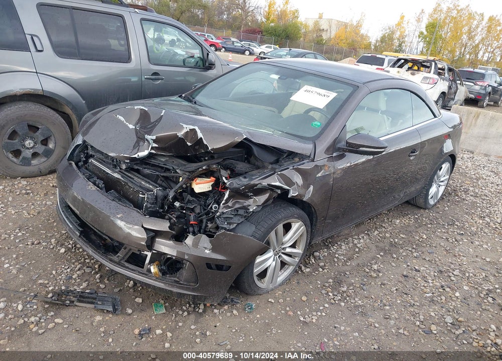 2014 VOLKSWAGEN EOS EXECUTIVE VIN: WVWFW8AH8EV006294