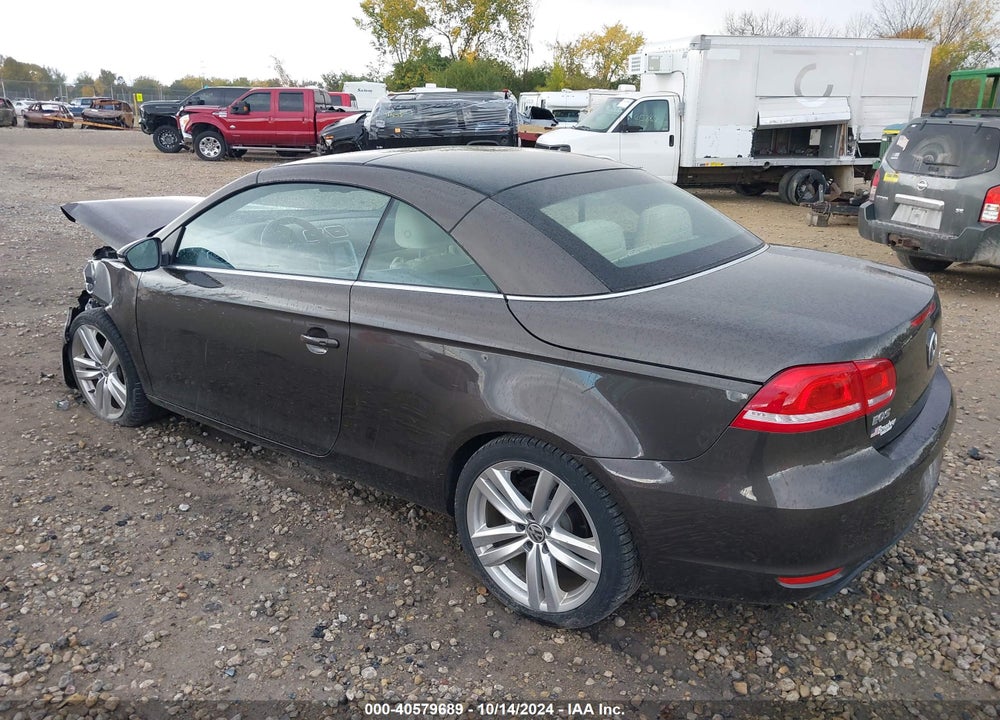 2014 VOLKSWAGEN EOS EXECUTIVE VIN: WVWFW8AH8EV006294