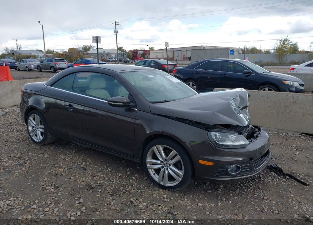 2014 VOLKSWAGEN EOS EXECUTIVE VIN: WVWFW8AH8EV006294