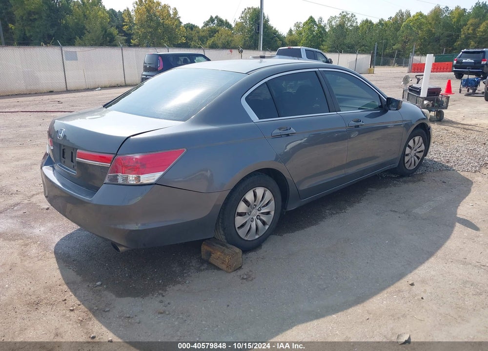 2012 HONDA ACCORD 2.4 LX VIN: 1HGCP2F31CA190803